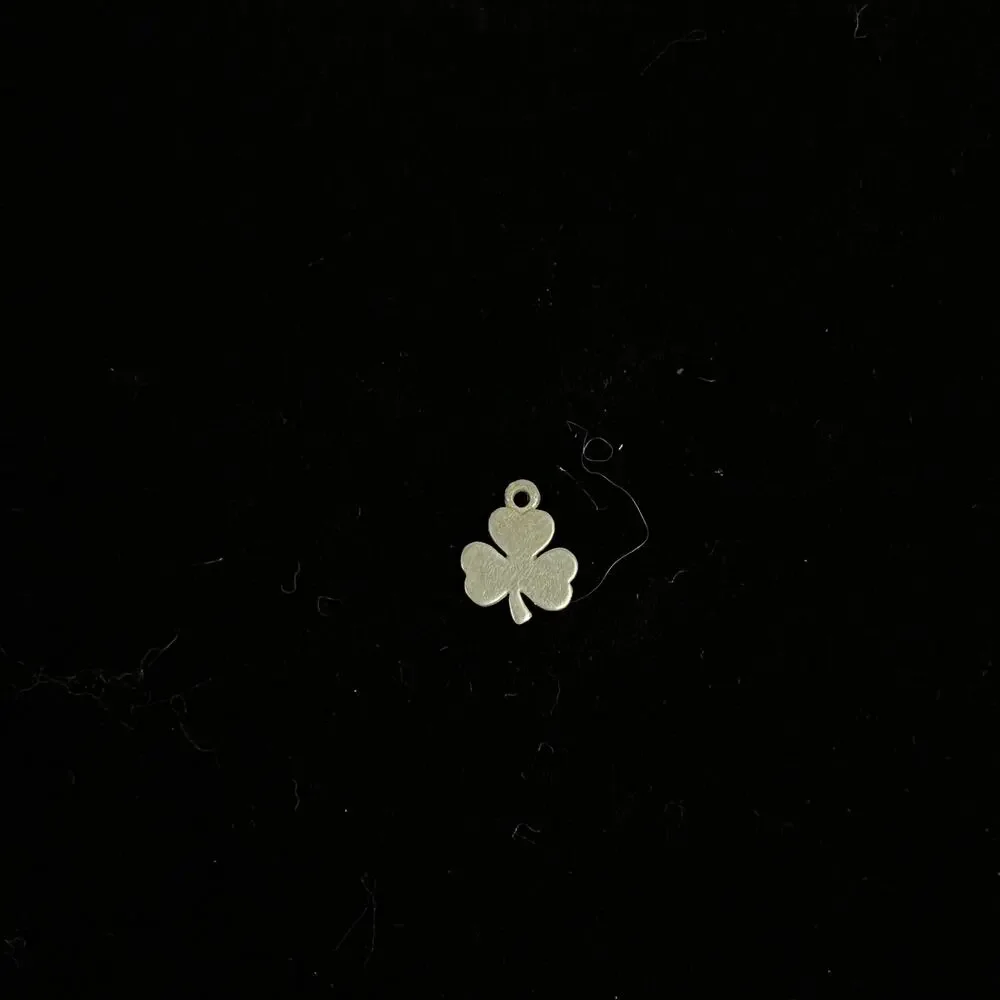 Retired James Avery Sterling Silver 3 Leaf Clover Shamrock Charm AVERY STER